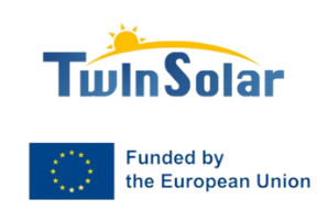 Logo TwinSolar / funded by European Union