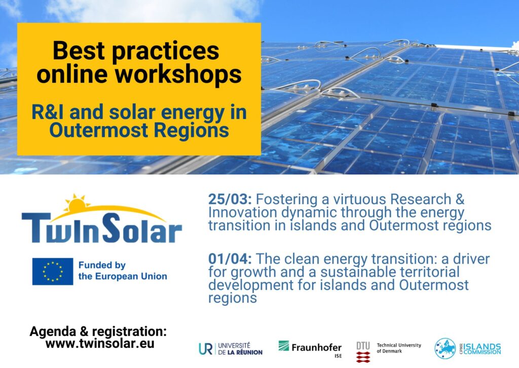 Join TwInSolar’s workshops on Research & Innovation in solar energy!